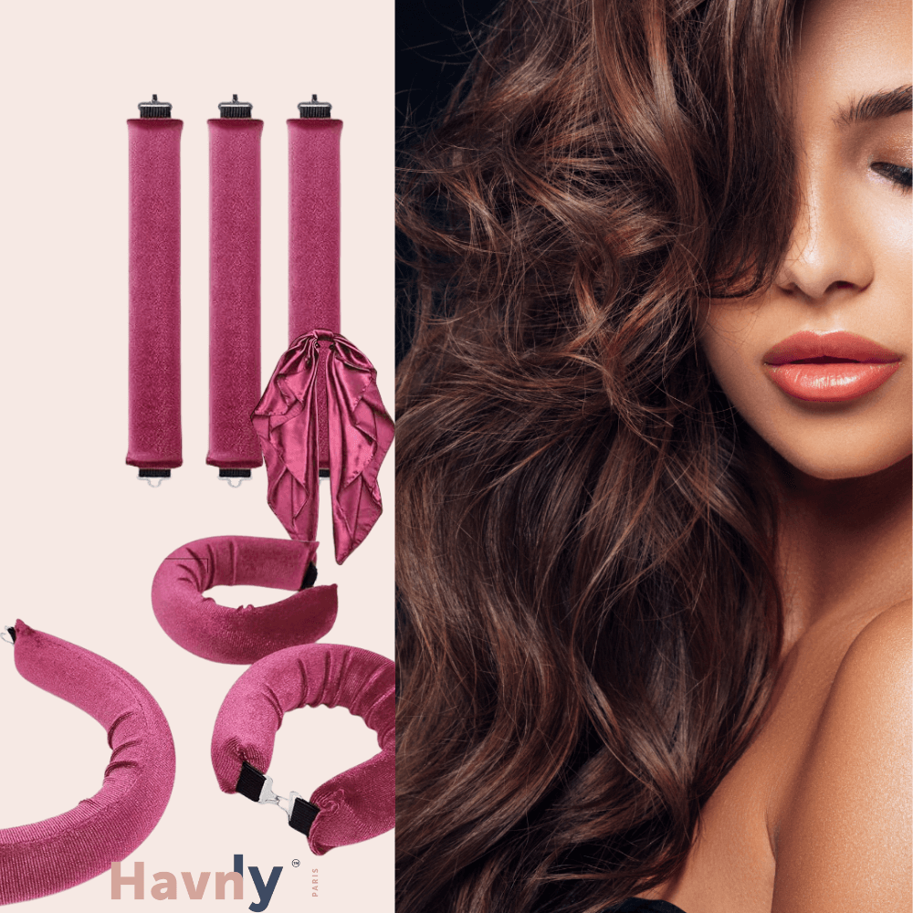 HavnCurl™ - Le secret pour un effet brushing et des boucles glamour sans chaleur !