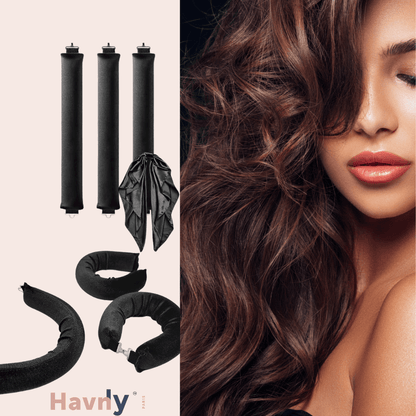 HavnCurl™ - Le secret pour un effet brushing et des boucles glamour sans chaleur !