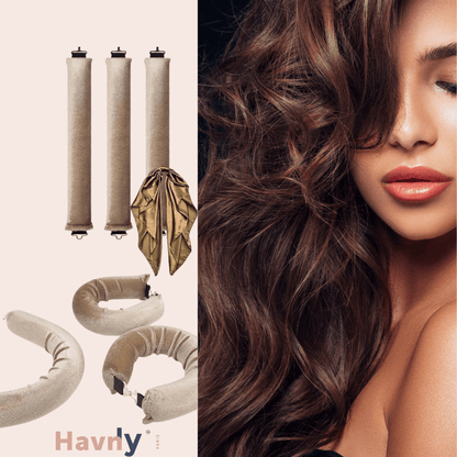 HavnCurl™ - Le secret pour un effet brushing et des boucles glamour sans chaleur !