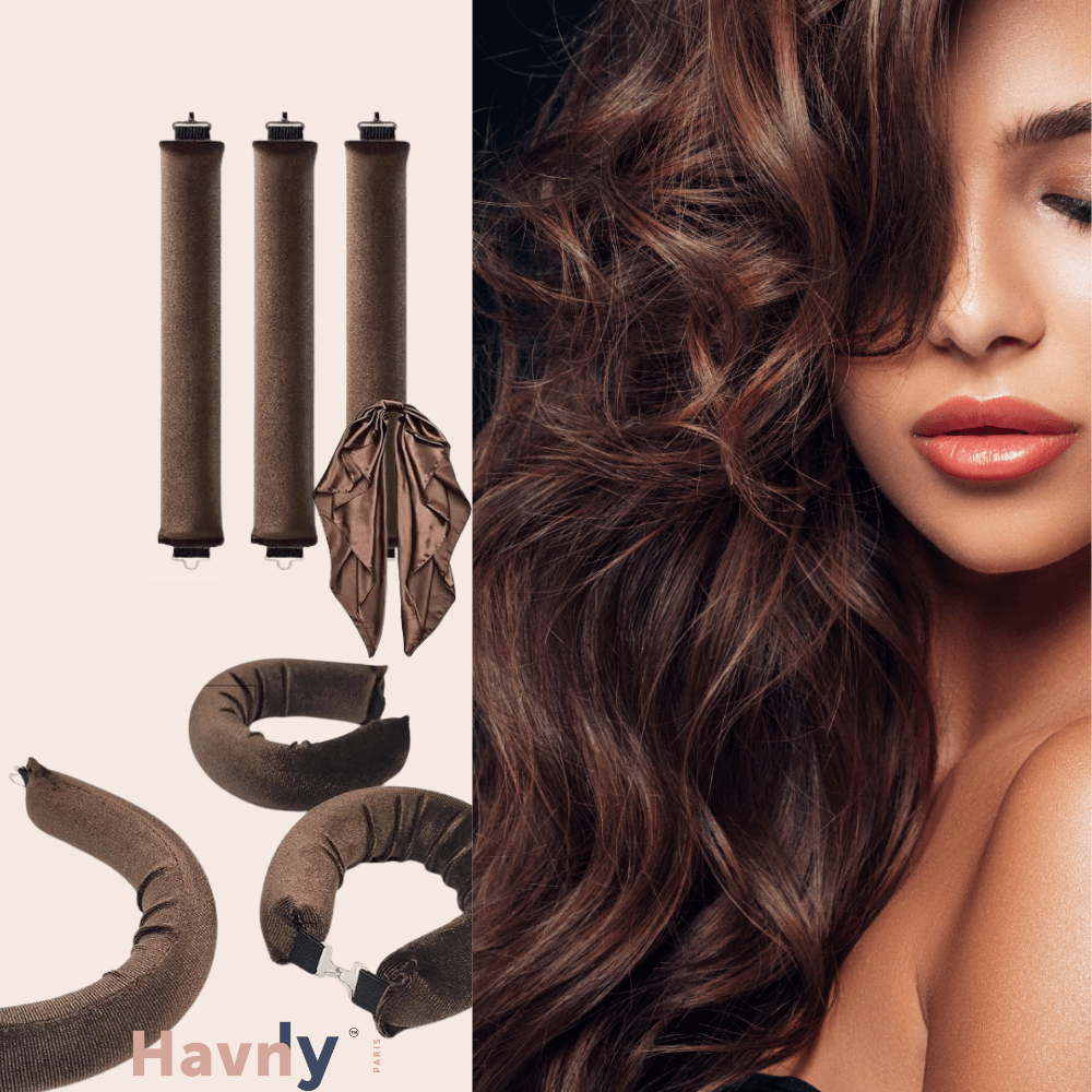 HavnCurl™ - Le secret pour un effet brushing et des boucles glamour sans chaleur !