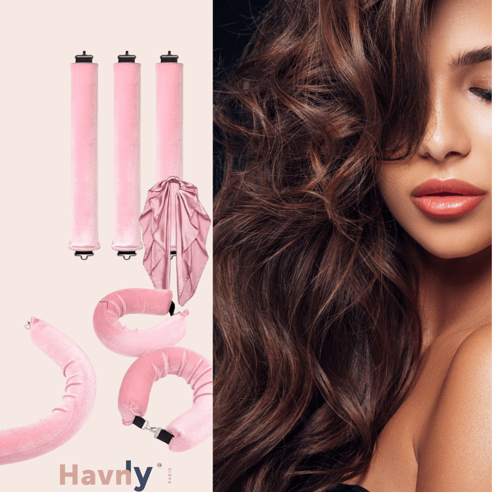 HavnCurl™ - Le secret pour un effet brushing et des boucles glamour sans chaleur !