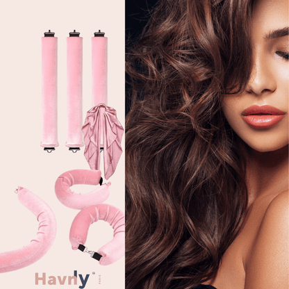 HavnCurl™ - Le secret pour un effet brushing et des boucles glamour sans chaleur !