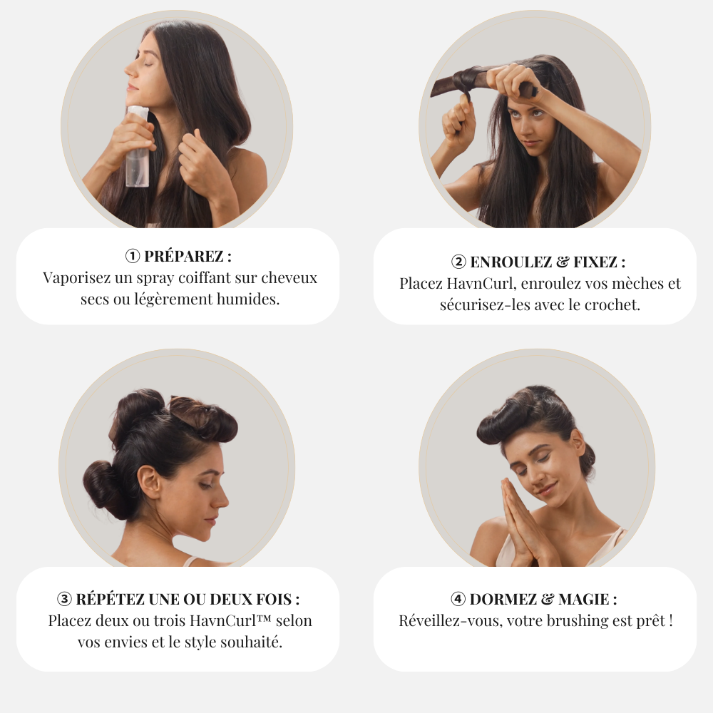 Coffret HavnCurl™ - Le seul brushing qui se fait tout seul pendant que vous dormez